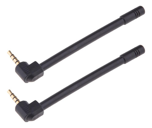 2x Conector Fm De 3,5 Mm Para Radio De Sonido Para Móvil