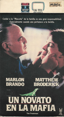 Un Novato En La Mafia Vhs Marlon Brando M. Broderick 1990