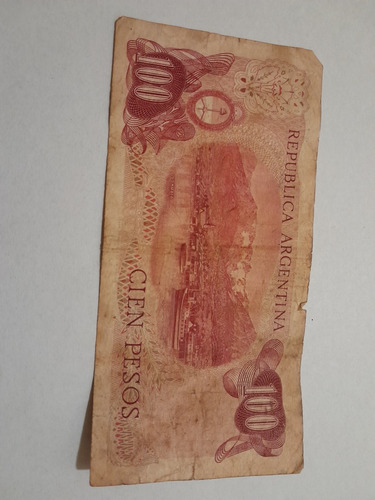 Billete 100 Pesos Decreto.ley 18188 Serie B (Usado)