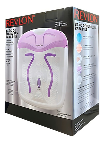 Hidromasajeador Para Pies Revlon Rvfb7010 Blanco Blanco