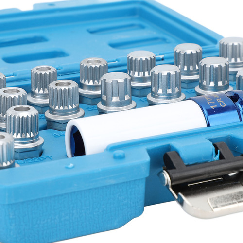 Kit De Remoção De Chaves Wheel Lock, 21 Unidades, Ferramenta