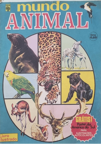 Álbum De Figurinhas - Mundo Animal 1976 (1 A) Completo 