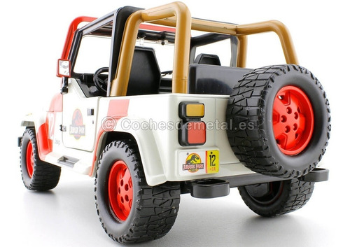 Jeep Wrangler Parque Jurásico - Jurassic World - 1/24 - Jada