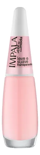 Impala A Cor Da Suamoda Esmaltetransparente 7,5ml Leve Suave Rosa-claro