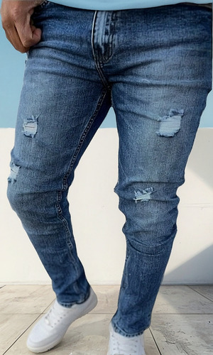 Jeans De Hombre Elasticado