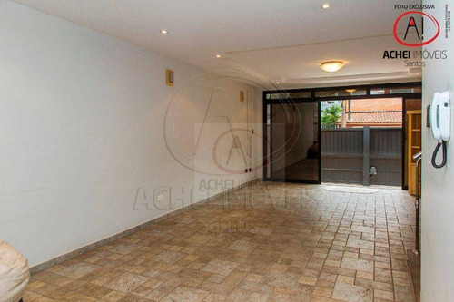 Imagem 3 de 30 de Casa Residencial Com 3 Dormitório, 2 Banheiros E Salão De Jogos, Para Alugar, 450 M² Por R$ 23.000/mês - Gonzaga - Santos/sp - Ca1977