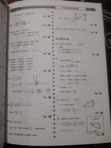 Libro Matemática Solucionario 5° Secundaria Puémape (Usado)