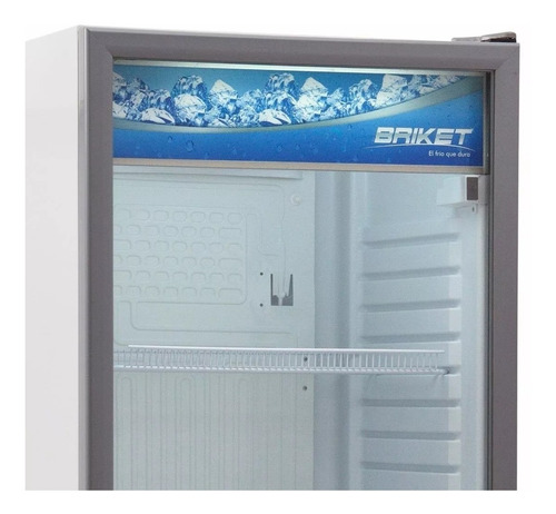 Heladera Exhibidora Vertical Briket Master 5000 500 L Cuotas