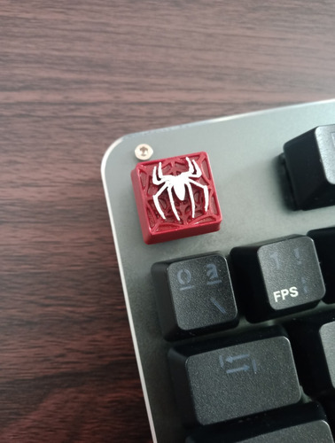 Spiderman Keycap Tecla Personalizada Para Teclado Mecánico