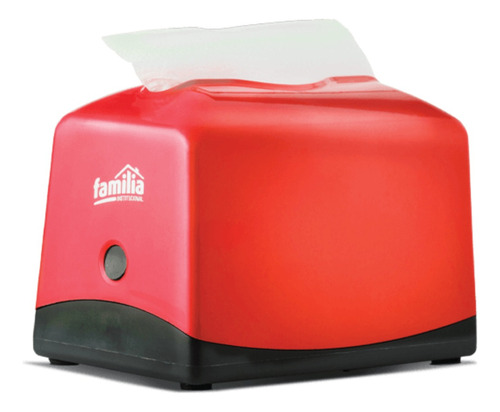 Familia Dispensador De Servilletas Plus100 Color Rojo X 6und