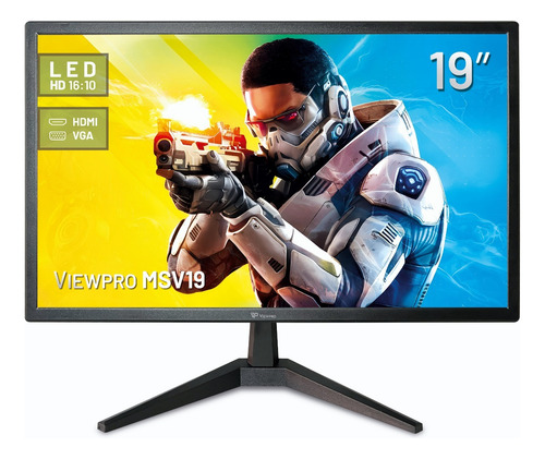 Monitor Viewpro 19'' Led Com Hdmi Vga Vesa 100v/240v