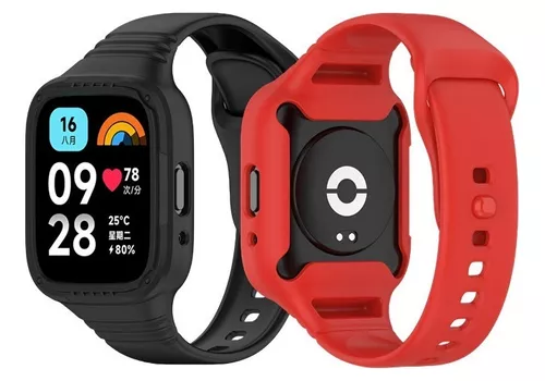 Correa silicona Redmi Watch 3 Active / Lite (negro