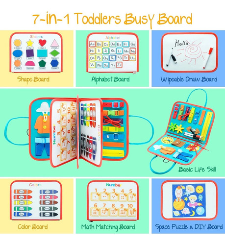 I Tablero Montessori Juguetes Aprendizaje Temprano Para