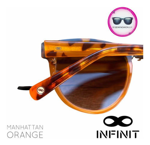 Lentes De Sol Infinit Manhattan Orange Rise In Fashion
