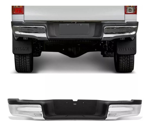 Imagem 2 de 6 de Para-choque Hilux Srx 2016 2017 2018 Cromado Toyota Pick Up