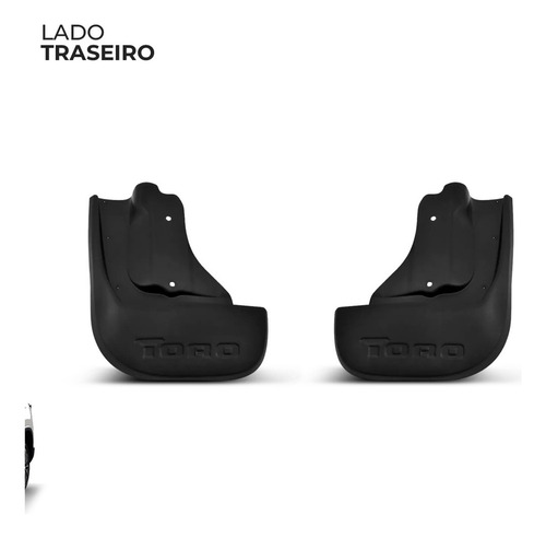 Kit 4 Para-barro Toro 2016 17 18 19 20 21 2022 Personalizado