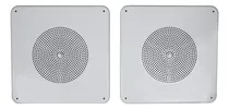 Comprar  2 X Cornetas 8 Pulgadas De Techo Metal 70v Rockville Ms81
