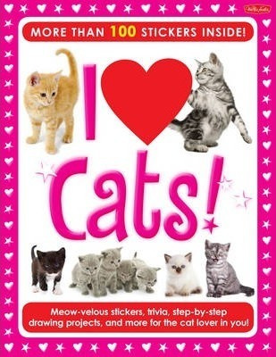 I Love Cats! Activity Book - Walter Foster (paperback)