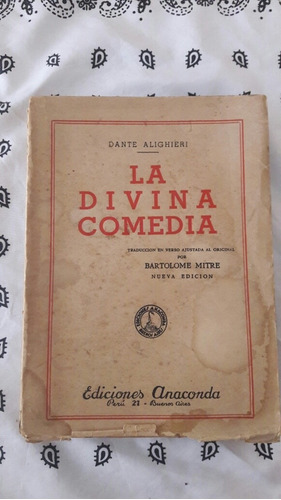 Libro La Divina Comedia Dante Alighieri