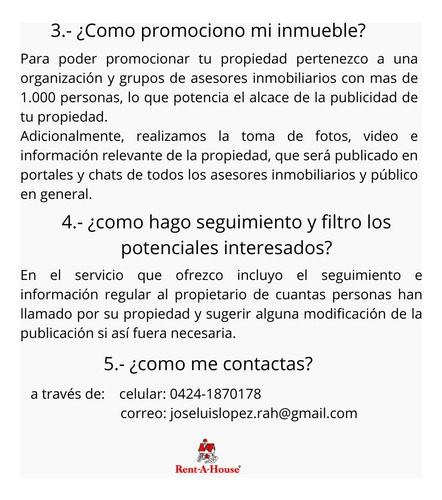 Buscas Vender O Alquilar Una Propiedad?