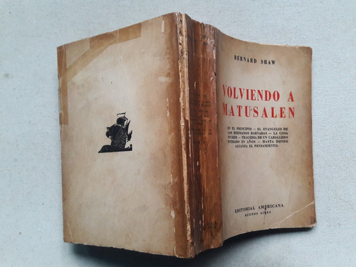 Volviendo A Matusalen - Bernard Shaw Editorial Sudamericana