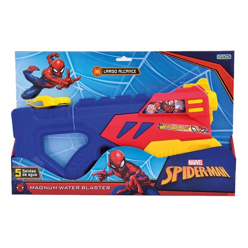 Lanzador De Agua Magnum Water Blaster Spiderman Ditoys 2528