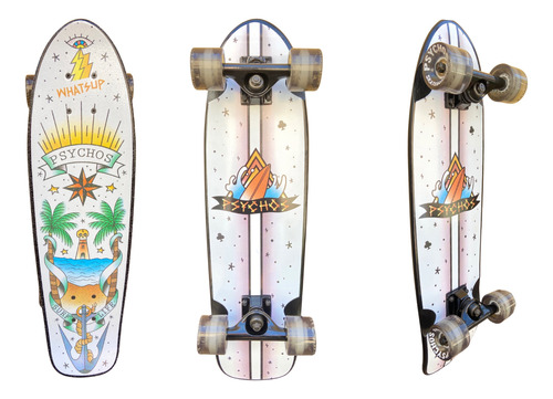 Cruiser 26,5  Psychos Skate Maple Canadiense / Penny Board