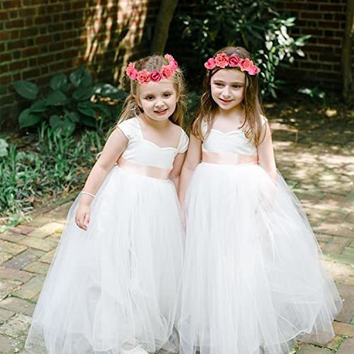 Diadema Con Corona De Flores, Guirnalda De Rosas Y Peonías