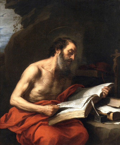 Lienzo Canvas Arte Sacro Esteban Murillo San Jerónimo 96x80