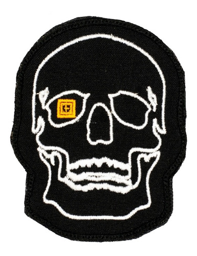 Parche Tactico Skull Negro Tipo 5.11