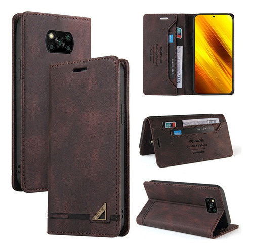Funda Cuero Tipo Cartera For Xiaomi Poco X3 Pro M3 X4 Gt