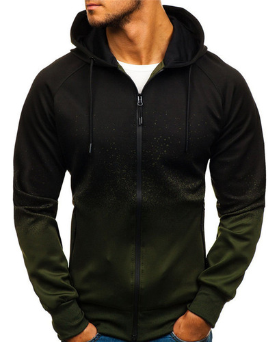 Sudadera Q Coat Para Hombre, A La Moda, Con Estampado De Col