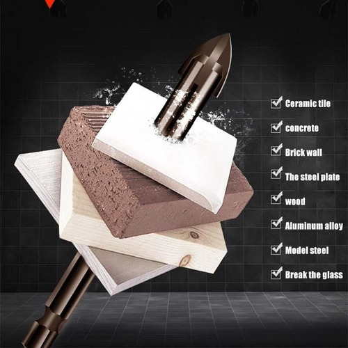 Aa 7pcs Universal Broca Indestrutível Azulejo De Cerâmica