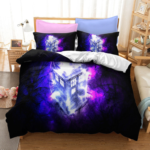 Juego De Ropa De Cama Doble Doctor Who De 3 Piezas 220