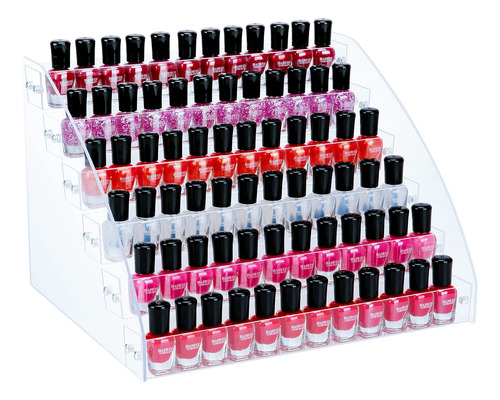 Kingrow Organizador De Esmalte De Uas, 72 Botellas De 6 Capa