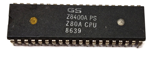 Zilog Original Z80 Microprocesador