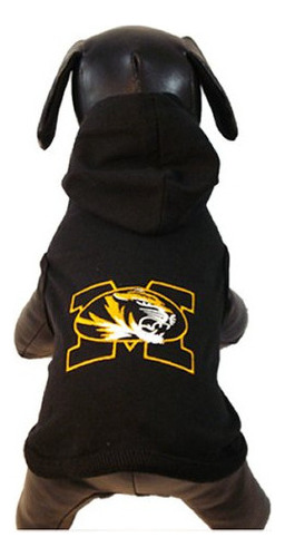 Ncaa Missouri Tigers Collegiate - Camisa Para Perro Con Capu