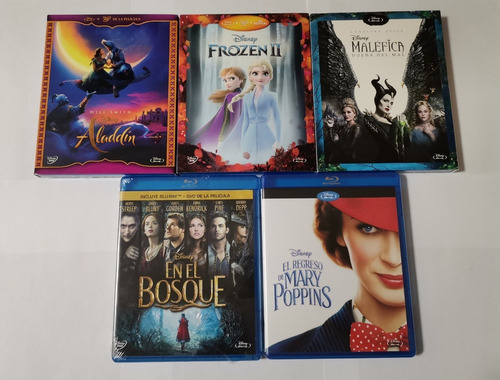 Blu-ray - Paquete Disney (5 Películas)