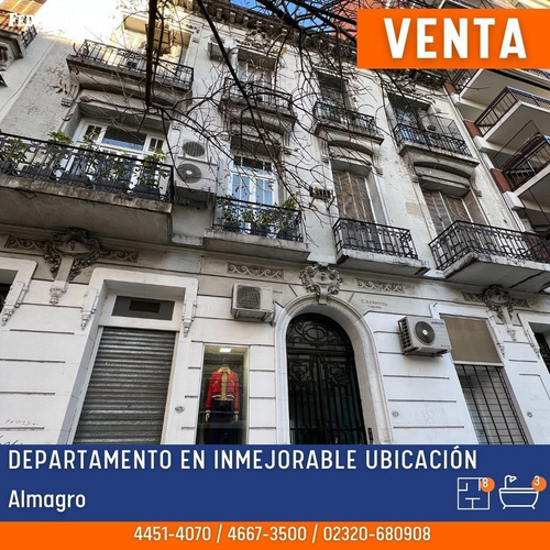 Imagen 1 de 14 de Departamento En Venta En Almagro