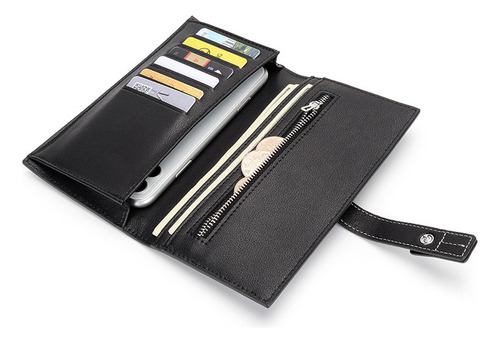Xing Cartera De Señora De Piel Auténtica Bolso De Mano