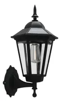 Comprar Lampara Foco Solar De Pared Foco Led Decorativo Moderno Negro