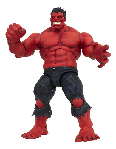 Red Hulk Figura Orginal De Diamond Select Articulada 