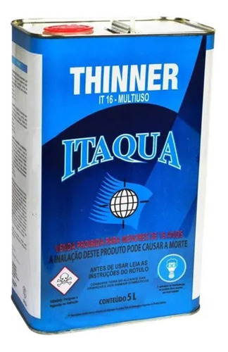 Thinner 5 Litros It 16 Multiuso Itaqua