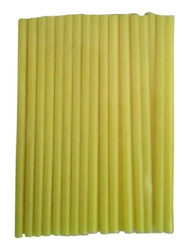 Palito Para Chupetin Plastico Amarillo 10 Cm Pack X 50 Un