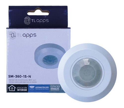 Sensor De Movimiento Infrarrojo Tecnolite Sm-360-1s-n