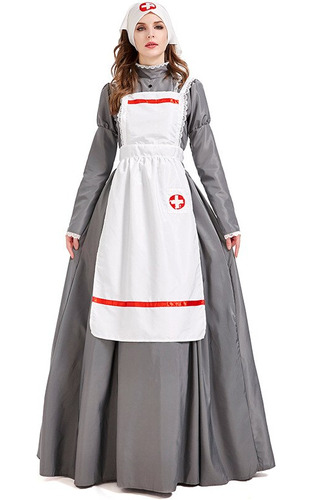 Vestido Uniforme De Enfermera De Florence Nightingale Para C