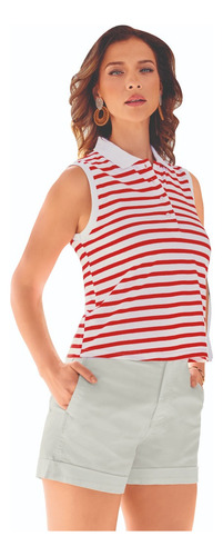 Blusa Mujer Casual Multicolor Polo 914-12
