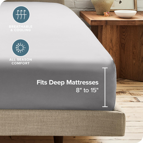 Conjunto De 5 Sábanas Ajustables Para Cama Individual Extra
