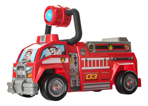 Carro Montable Paw Patrol Patrulla Canina Color Rojo