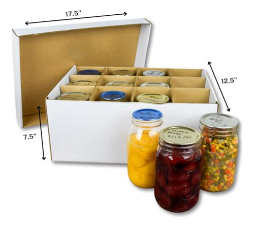Caja De Almacenamiento Mason Jar, Recipiente Para Tarros De